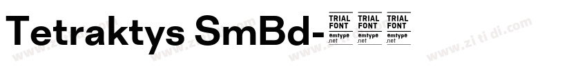 Tetraktys SmBd字体转换